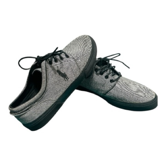 Polo by Ralph Lauren Black and Gray Men's Sneakers - Picture 4 of 9